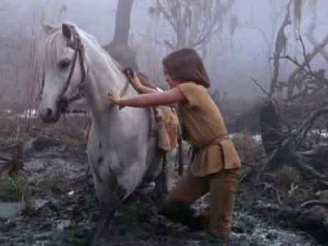 Artax caballo de Atreyu en la pelicula La Historia interminable de Wolfgang Petersen de 1984